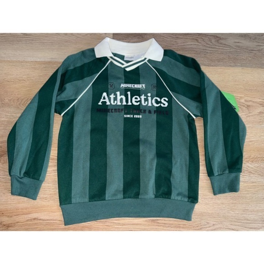 Boys polo sweatshirt Minecraft size XXL 18
